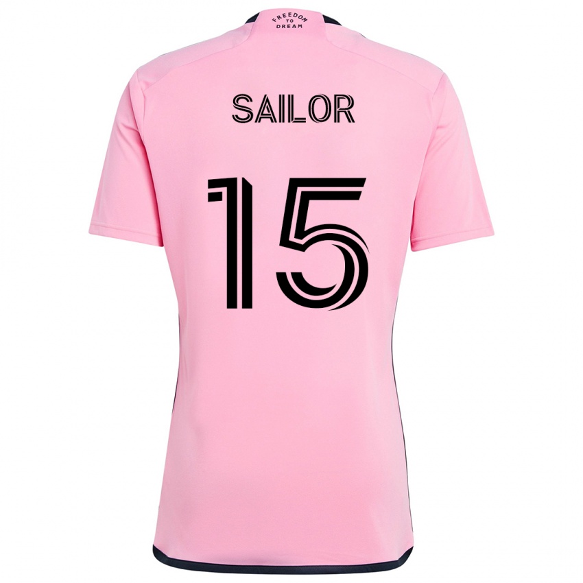 Niño Camiseta Ryan Sailor #15 Rosa 1ª Equipación 2024/25 La Camisa Chile