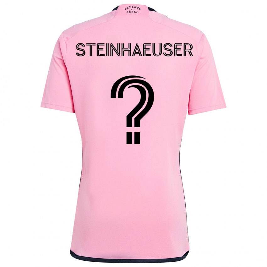 Niño Camiseta Marcus Steinhaeuser #0 Rosa 1ª Equipación 2024/25 La Camisa Chile