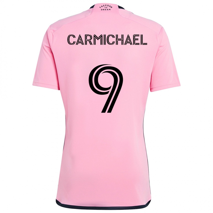 Niño Camiseta Ryan Carmichael #9 Rosa 1ª Equipación 2024/25 La Camisa Chile