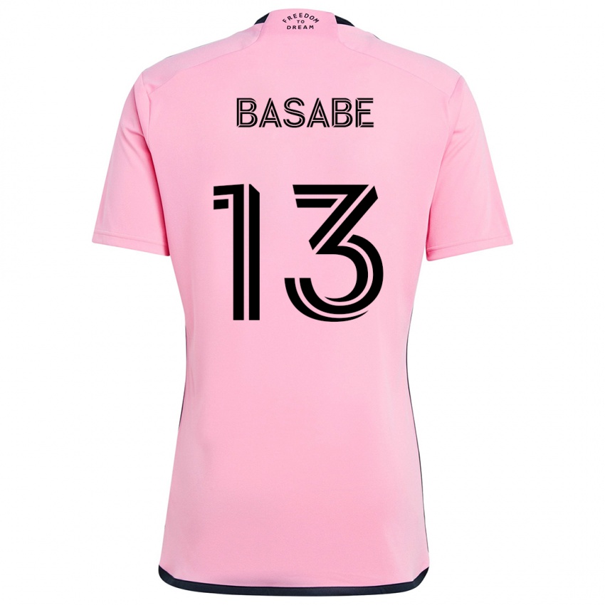 Niño Camiseta Samuel Basabe #13 Rosa 1ª Equipación 2024/25 La Camisa Chile