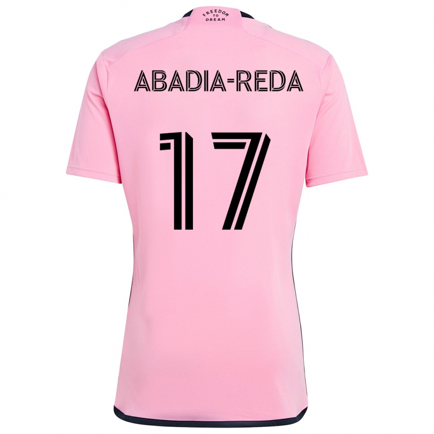 Niño Camiseta Ezequiel Abadia-Reda #17 Rosa 1ª Equipación 2024/25 La Camisa Chile