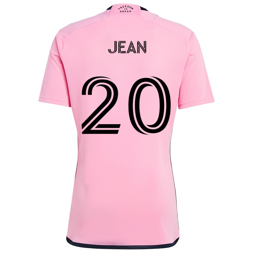 Niño Camiseta Corentin Jean #20 Rosa 1ª Equipación 2024/25 La Camisa Chile