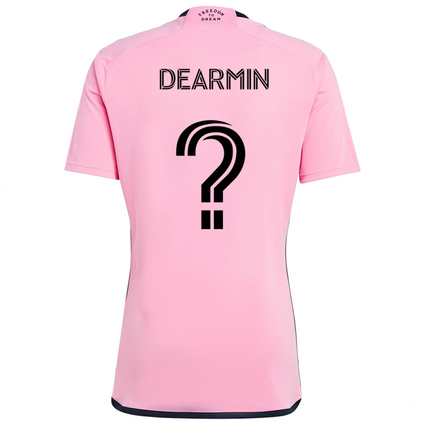 Niño Camiseta Nash Dearmin #0 Rosa 1ª Equipación 2024/25 La Camisa Chile