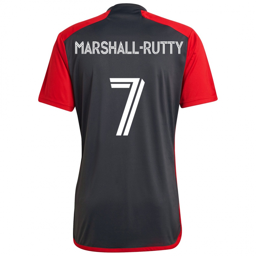 Niño Camiseta Jahkeele Marshall-Rutty #7 Rojo Grayn 1ª Equipación 2024/25 La Camisa Chile