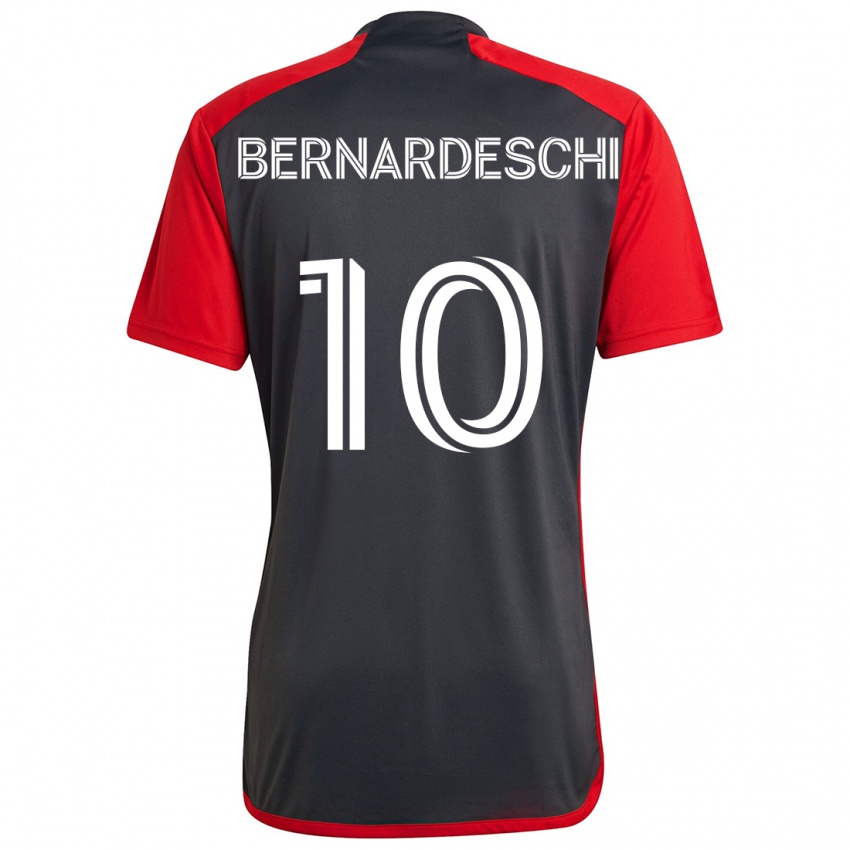 Niño Camiseta Federico Bernardeschi #10 Rojo Grayn 1ª Equipación 2024/25 La Camisa Chile