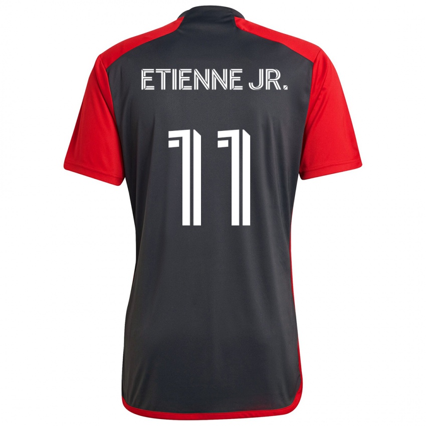 Niño Camiseta Derrick Etienne Jr. #11 Rojo Grayn 1ª Equipación 2024/25 La Camisa Chile