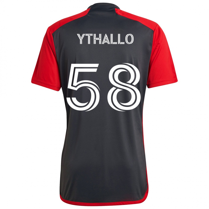 Niño Camiseta Ythallo #58 Rojo Grayn 1ª Equipación 2024/25 La Camisa Chile