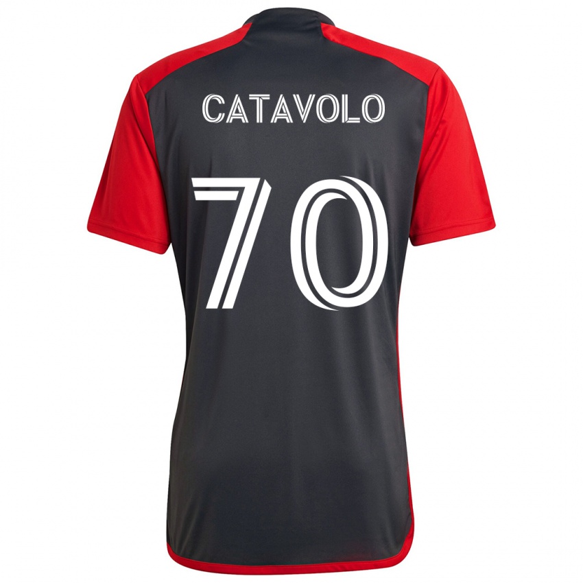 Niño Camiseta Matthew Catavolo #70 Rojo Grayn 1ª Equipación 2024/25 La Camisa Chile