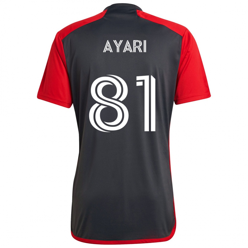 Niño Camiseta Hassan Ayari #81 Rojo Grayn 1ª Equipación 2024/25 La Camisa Chile