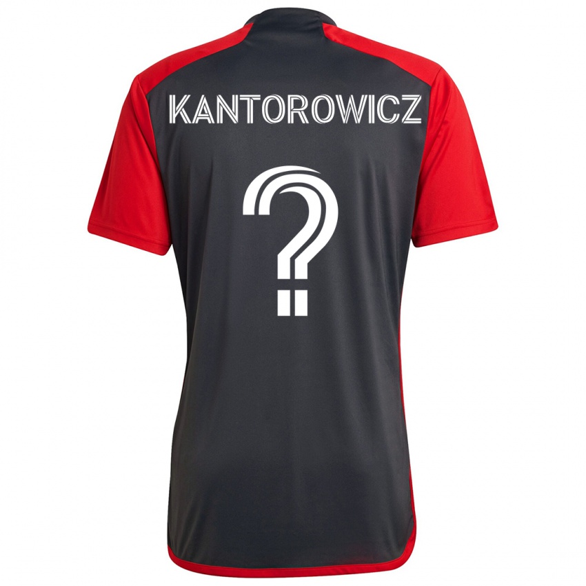 Niño Camiseta Dominic Kantorowicz #0 Rojo Grayn 1ª Equipación 2024/25 La Camisa Chile