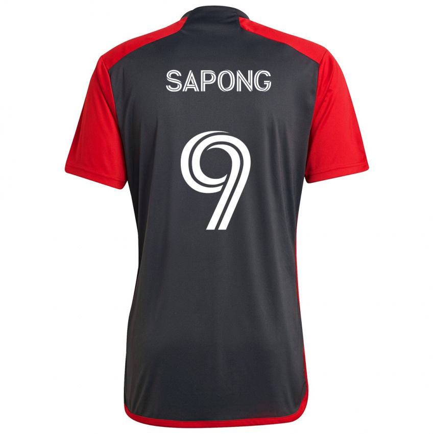 Niño Camiseta C.j. Sapong #9 Rojo Grayn 1ª Equipación 2024/25 La Camisa Chile