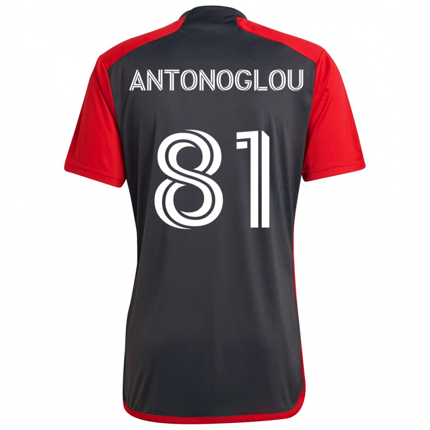 Niño Camiseta Themi Antonoglou #81 Rojo Grayn 1ª Equipación 2024/25 La Camisa Chile