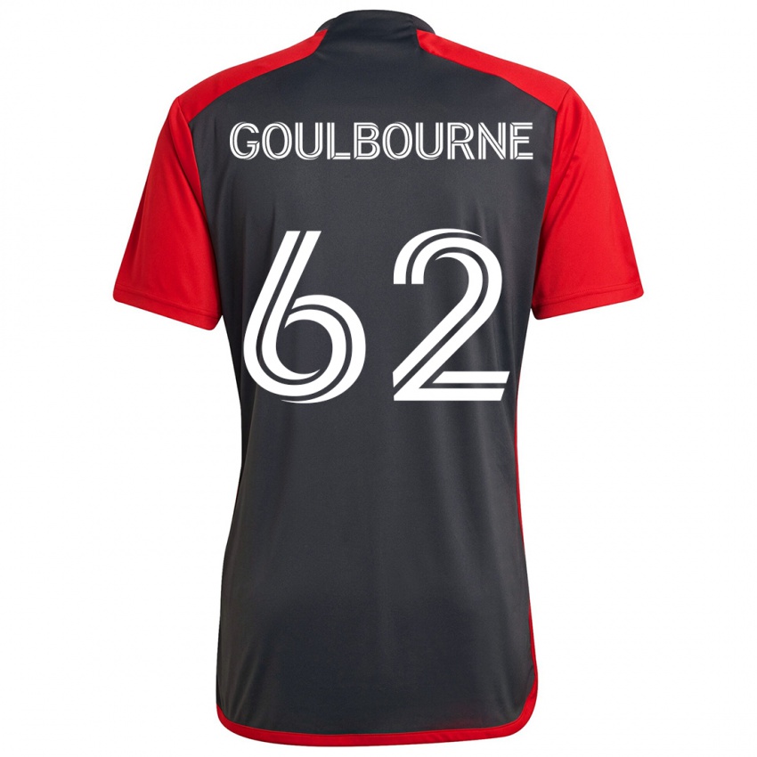 Niño Camiseta Rohan Goulbourne #62 Rojo Grayn 1ª Equipación 2024/25 La Camisa Chile