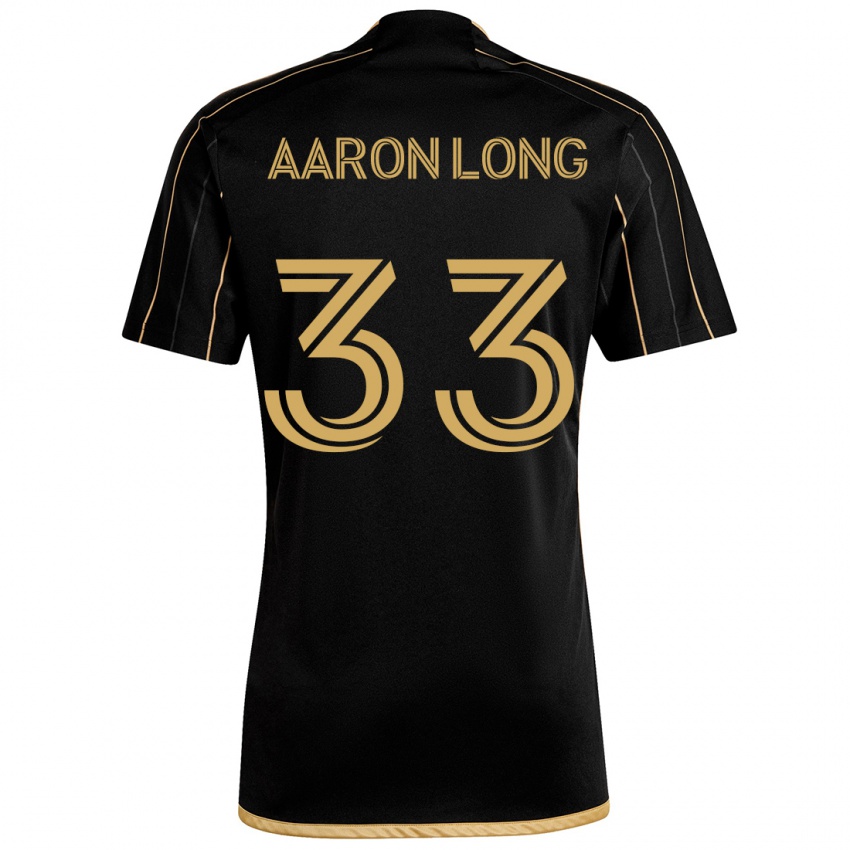 Niño Camiseta Aaron Long #33 Oro Negro 1ª Equipación 2024/25 La Camisa Chile