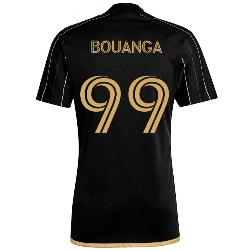 Niño Camiseta Denis Bouanga #99 Oro Negro 1ª Equipación 2024/25 La Camisa Chile