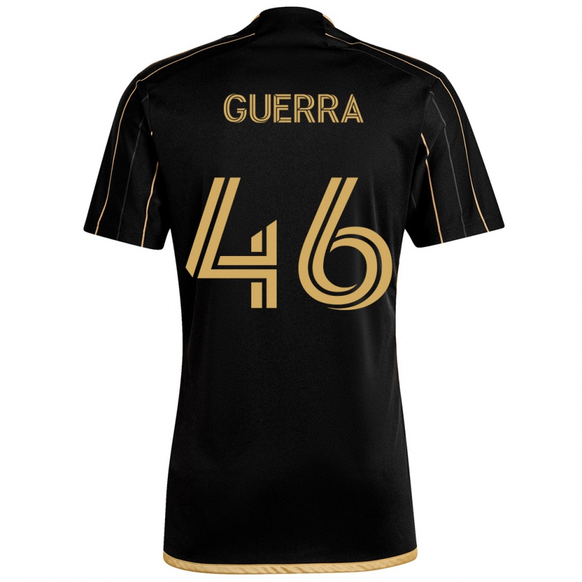 Niño Camiseta Decarlo Guerra #46 Oro Negro 1ª Equipación 2024/25 La Camisa Chile