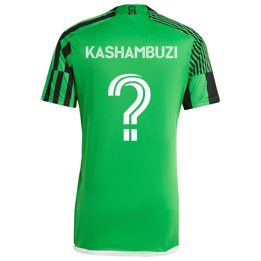 Niño Camiseta Nick Kashambuzi #0 Verde Negro 1ª Equipación 2024/25 La Camisa Chile