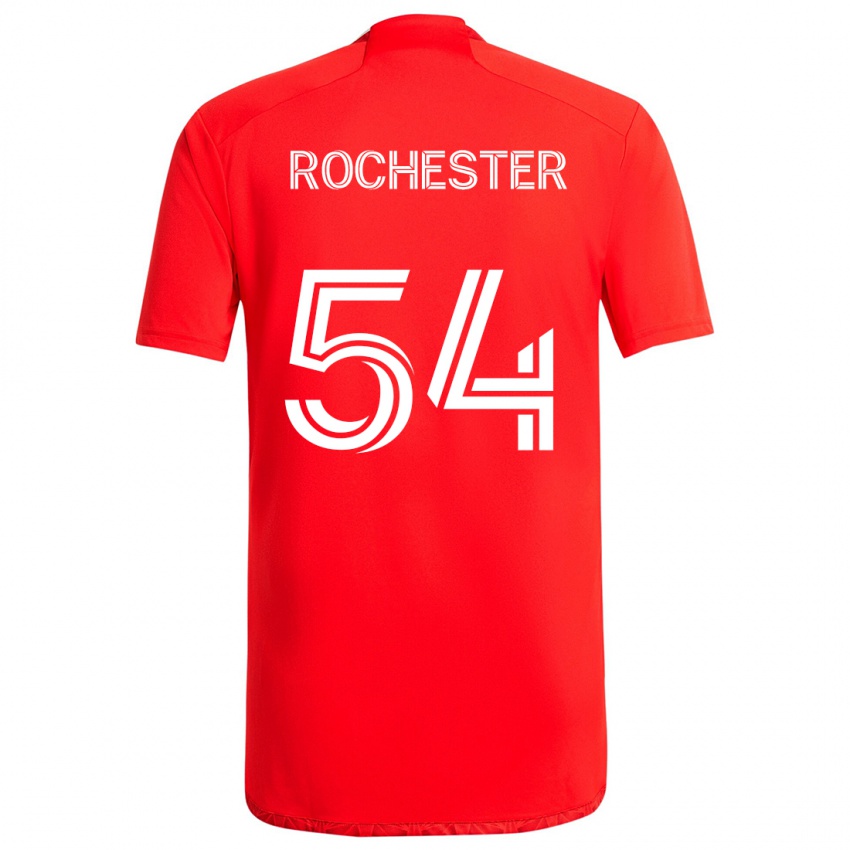 Niño Camiseta Lamonth Rochester #54 Rojo Blanco 1ª Equipación 2024/25 La Camisa Chile