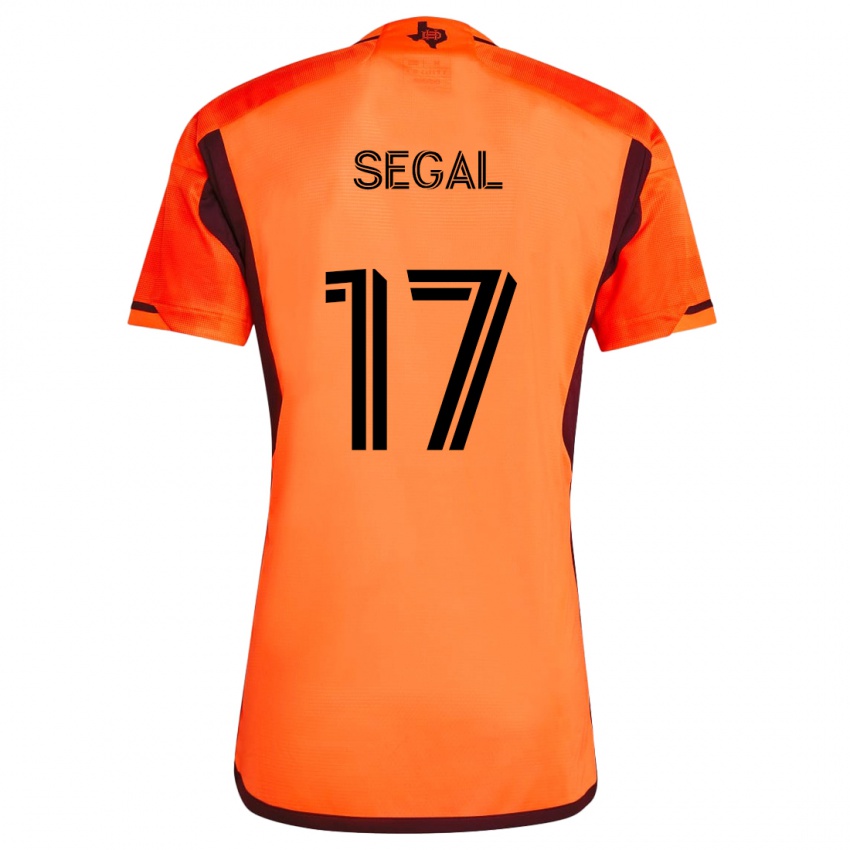 Niño Camiseta Gabriel Segal #17 Naranja Negro 1ª Equipación 2024/25 La Camisa Chile