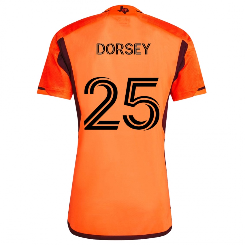 Niño Camiseta Griffin Dorsey #25 Naranja Negro 1ª Equipación 2024/25 La Camisa Chile