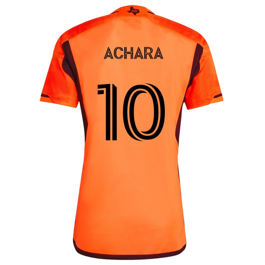 Niño Camiseta Ifunanyachi Achara #10 Naranja Negro 1ª Equipación 2024/25 La Camisa Chile