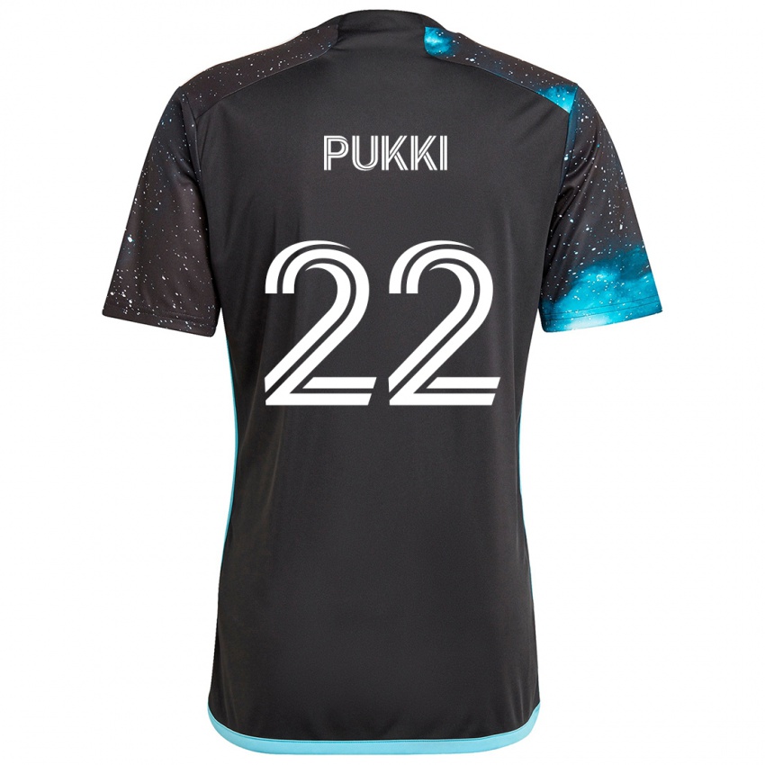 Niño Camiseta Teemu Pukki #22 Azul Negro 1ª Equipación 2024/25 La Camisa Chile