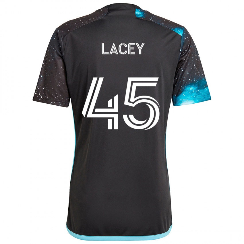 Niño Camiseta Kameron Lacey #45 Azul Negro 1ª Equipación 2024/25 La Camisa Chile