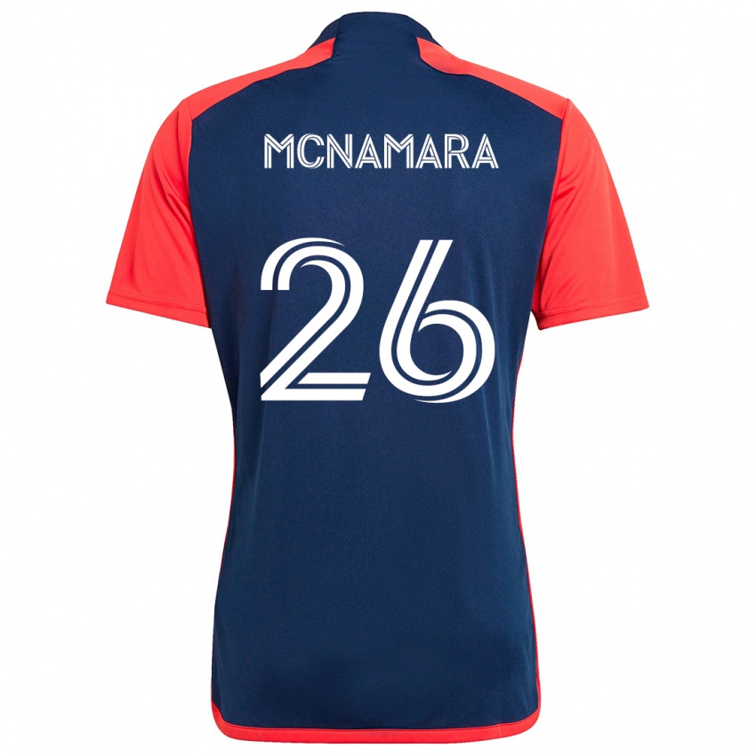 Niño Camiseta Tommy Mcnamara #26 Azul Rojo 1ª Equipación 2024/25 La Camisa Chile