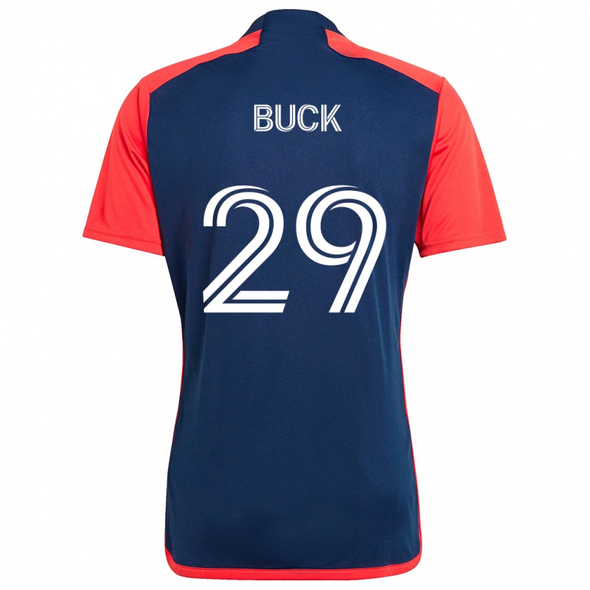 Niño Camiseta Noel Buck #29 Azul Rojo 1ª Equipación 2024/25 La Camisa Chile