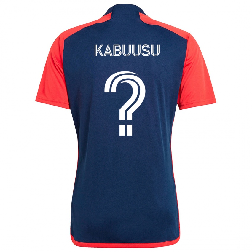 Niño Camiseta Jamie Kabuusu #0 Azul Rojo 1ª Equipación 2024/25 La Camisa Chile