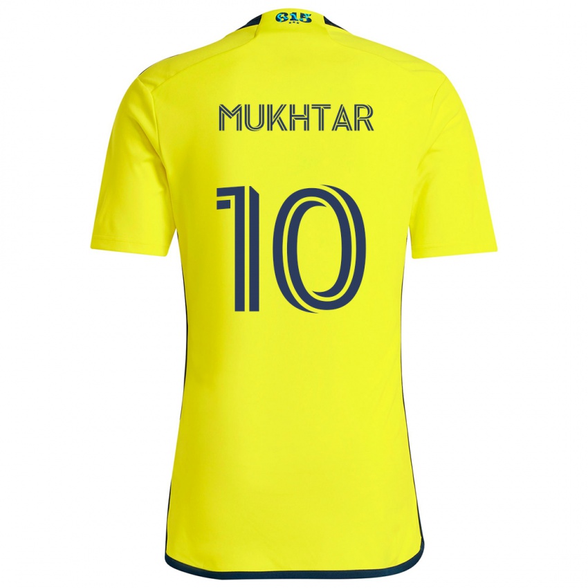 Niño Camiseta Hany Mukhtar #10 Amarillo Azul 1ª Equipación 2024/25 La Camisa Chile