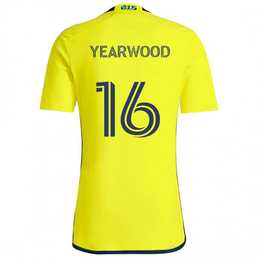 Niño Camiseta Dru Yearwood #16 Amarillo Azul 1ª Equipación 2024/25 La Camisa Chile