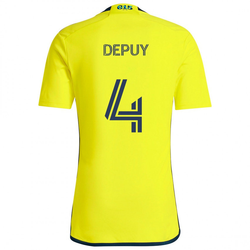 Niño Camiseta Nick Depuy #4 Amarillo Azul 1ª Equipación 2024/25 La Camisa Chile