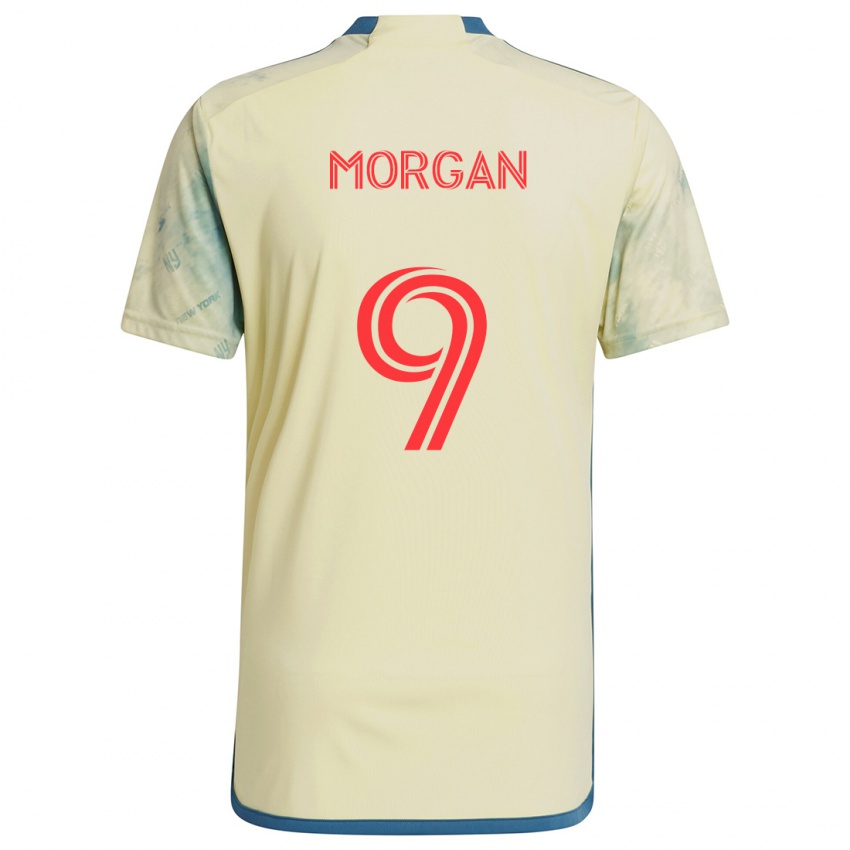 Niño Camiseta Lewis Morgan #9 Amarillo Rojo Azul 1ª Equipación 2024/25 La Camisa Chile