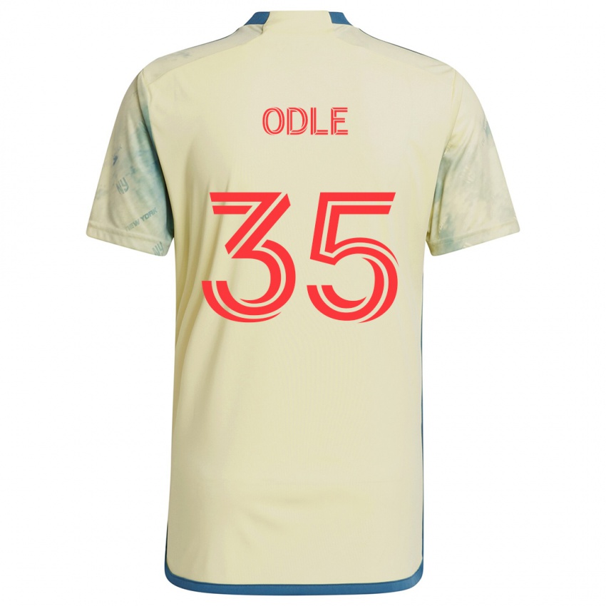 Niño Camiseta Dallas Odle #35 Amarillo Rojo Azul 1ª Equipación 2024/25 La Camisa Chile