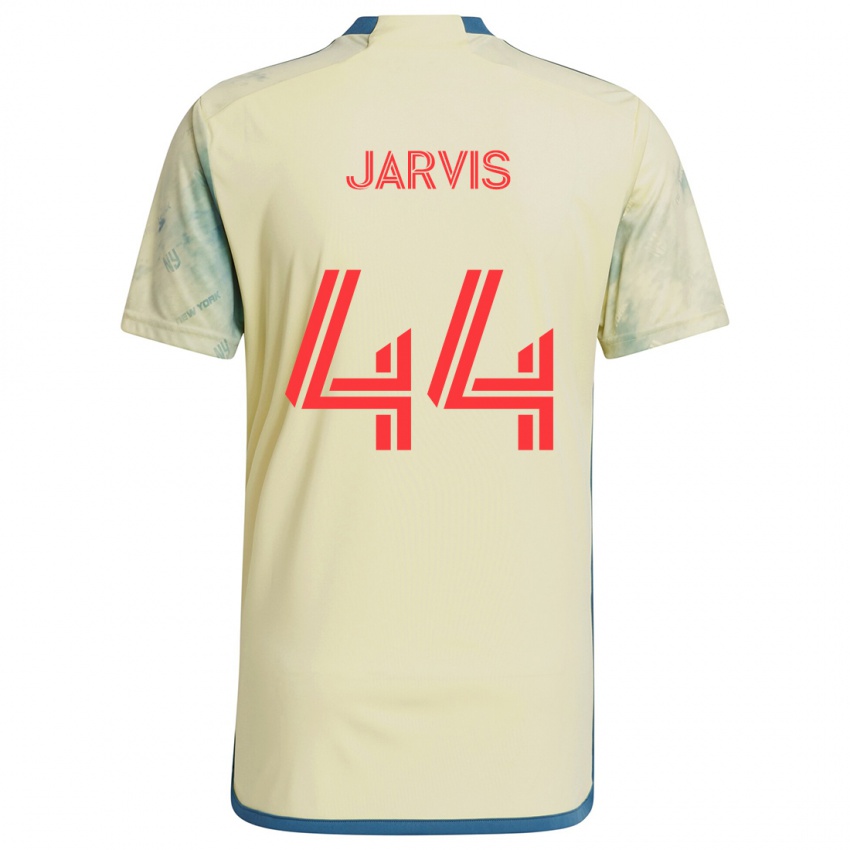 Niño Camiseta Aiden Jarvis #44 Amarillo Rojo Azul 1ª Equipación 2024/25 La Camisa Chile