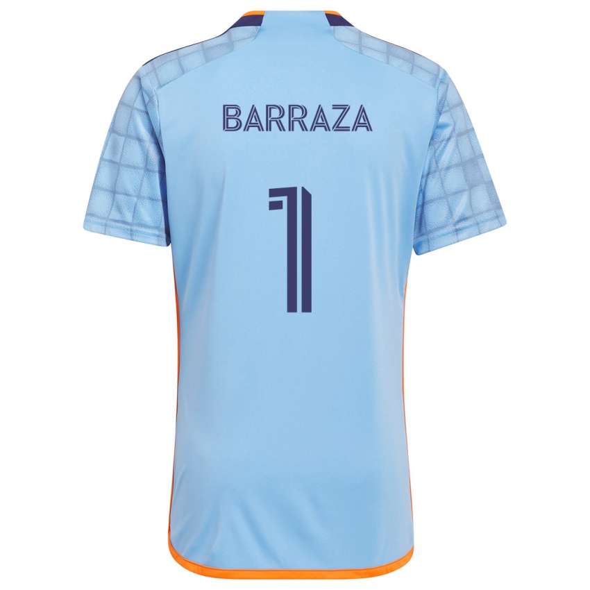 Niño Camiseta Luis Barraza #1 Azul Naranja 1ª Equipación 2024/25 La Camisa Chile