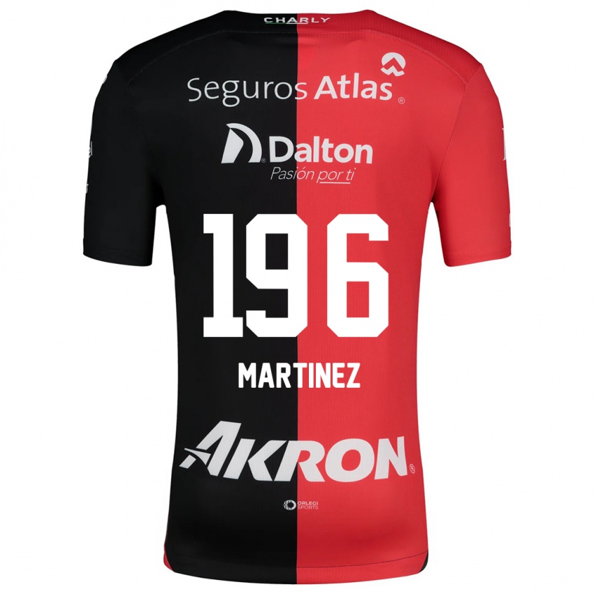 Niño Camiseta Rafael Martínez #196 Negro Rojo 1ª Equipación 2024/25 La Camisa Chile