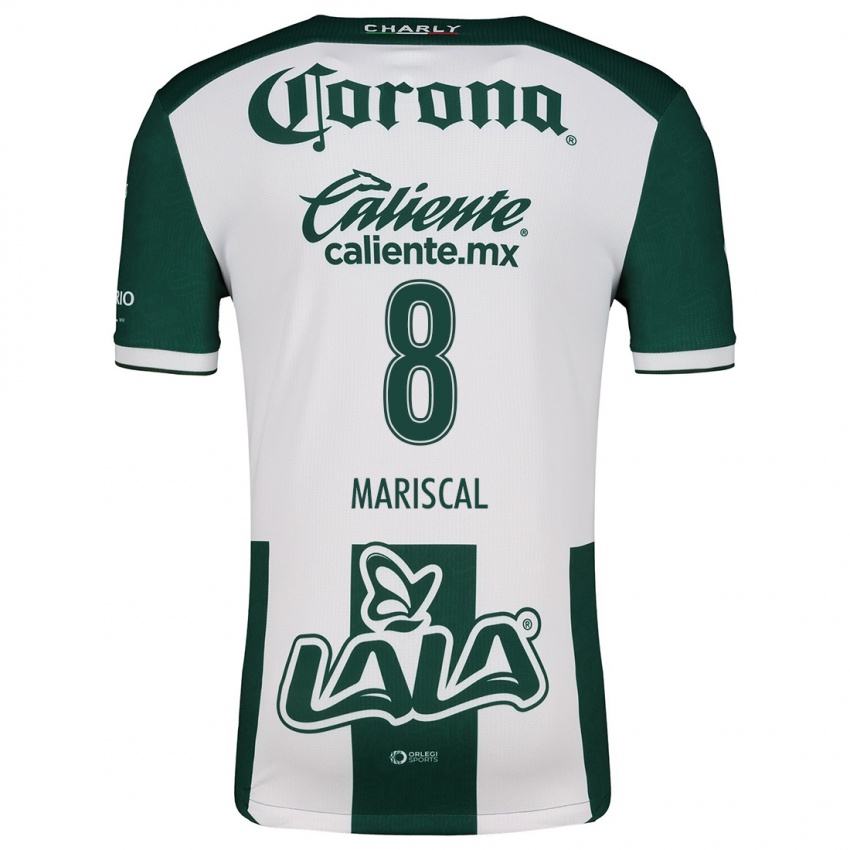 Niño Camiseta Salvador Mariscal #8 Verde Blanco 1ª Equipación 2024/25 La Camisa Chile