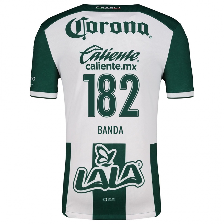 Niño Camiseta Iker Banda #182 Verde Blanco 1ª Equipación 2024/25 La Camisa Chile