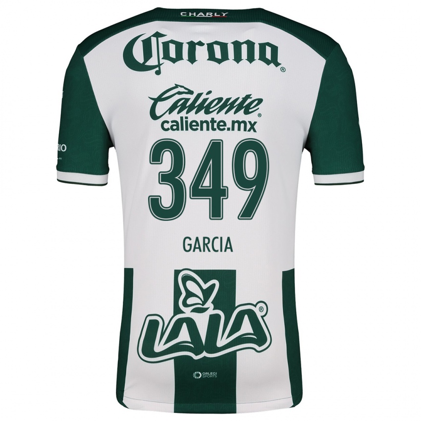 Niño Camiseta Diego García #349 Verde Blanco 1ª Equipación 2024/25 La Camisa Chile