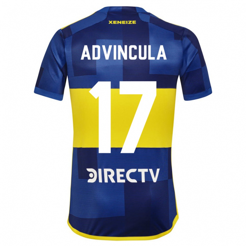 Niño Camiseta Luis Advincula #17 Azul Amarillo 1ª Equipación 2024/25 La Camisa Chile