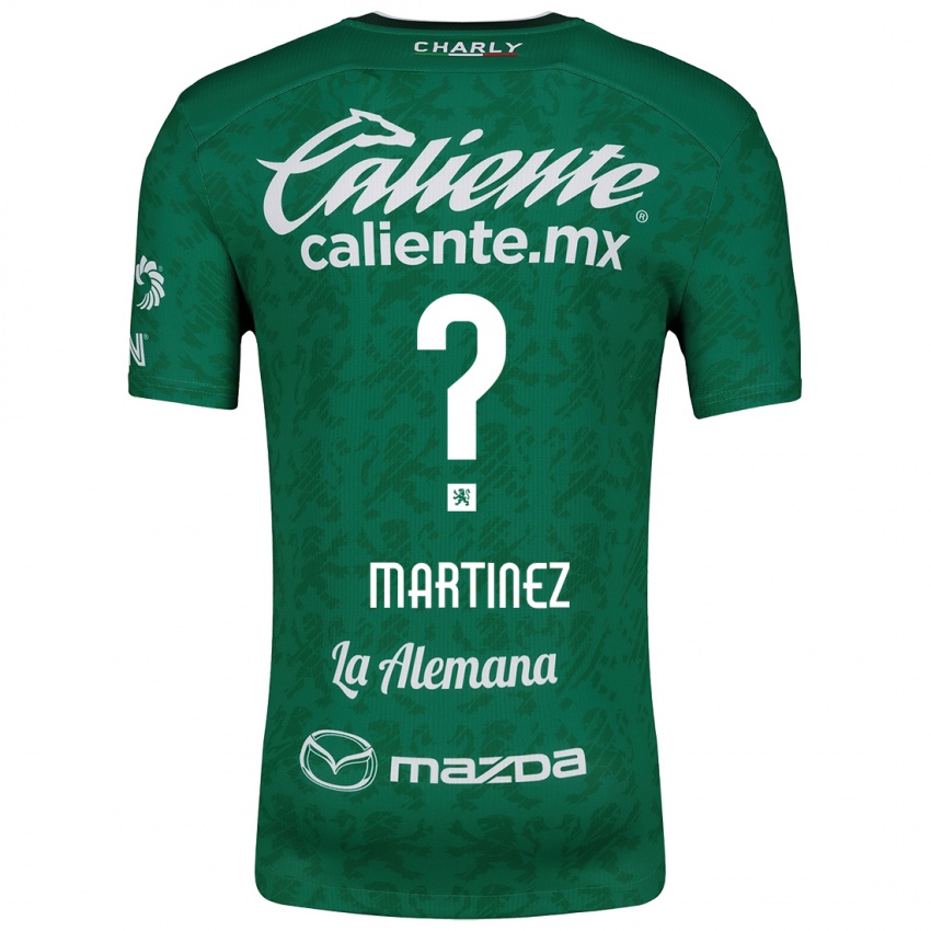 Niño Camiseta Edson Martínez #0 Verde Blanco 1ª Equipación 2024/25 La Camisa Chile