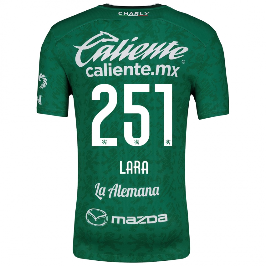 Niño Camiseta Tristán Lara #251 Verde Blanco 1ª Equipación 2024/25 La Camisa Chile