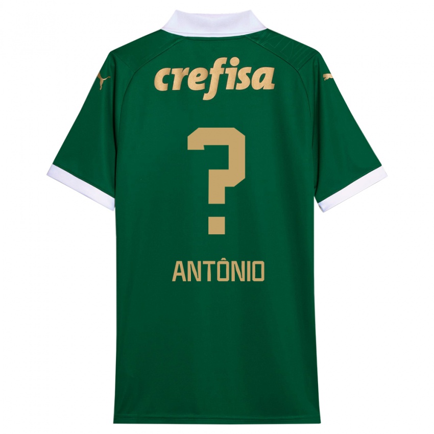 Niño Camiseta Diogo Antônio #0 Verde Blanco 1ª Equipación 2024/25 La Camisa Chile