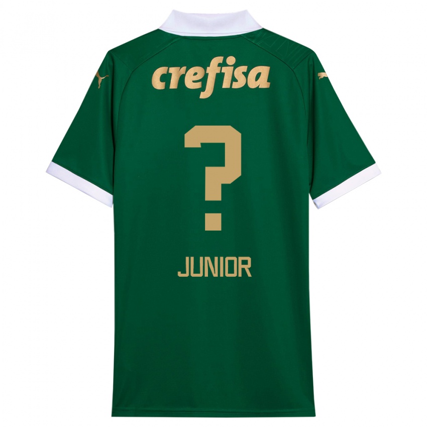 Niño Camiseta Gilberto Junior #0 Verde Blanco 1ª Equipación 2024/25 La Camisa Chile