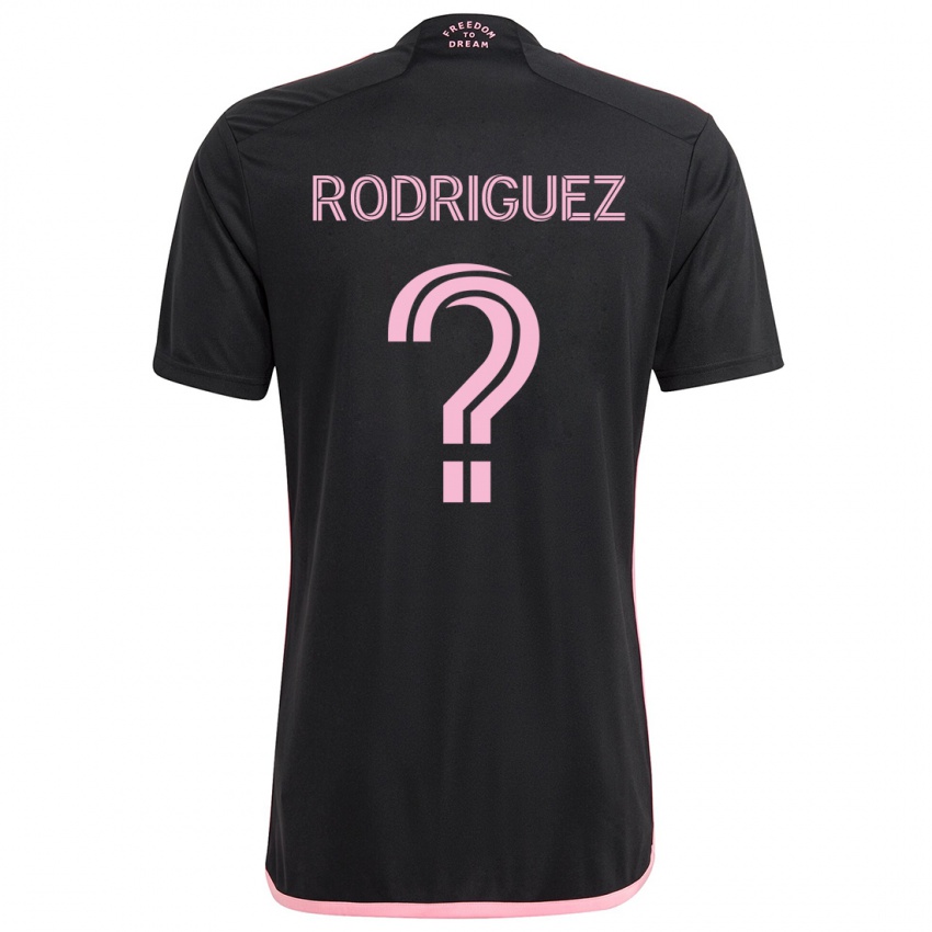 Niño Camiseta Emerson Rodríguez #0 Negro 2ª Equipación 2024/25 La Camisa Chile