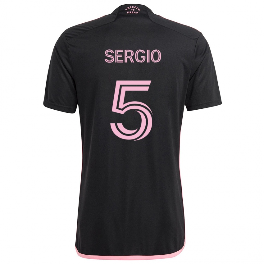 Niño Camiseta Sergio Busquets #5 Negro 2ª Equipación 2024/25 La Camisa Chile