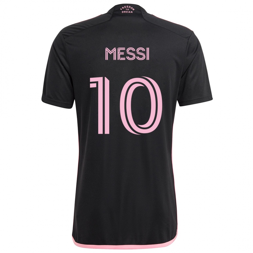 Niño Camiseta Lionel Messi #10 Negro 2ª Equipación 2024/25 La Camisa Chile