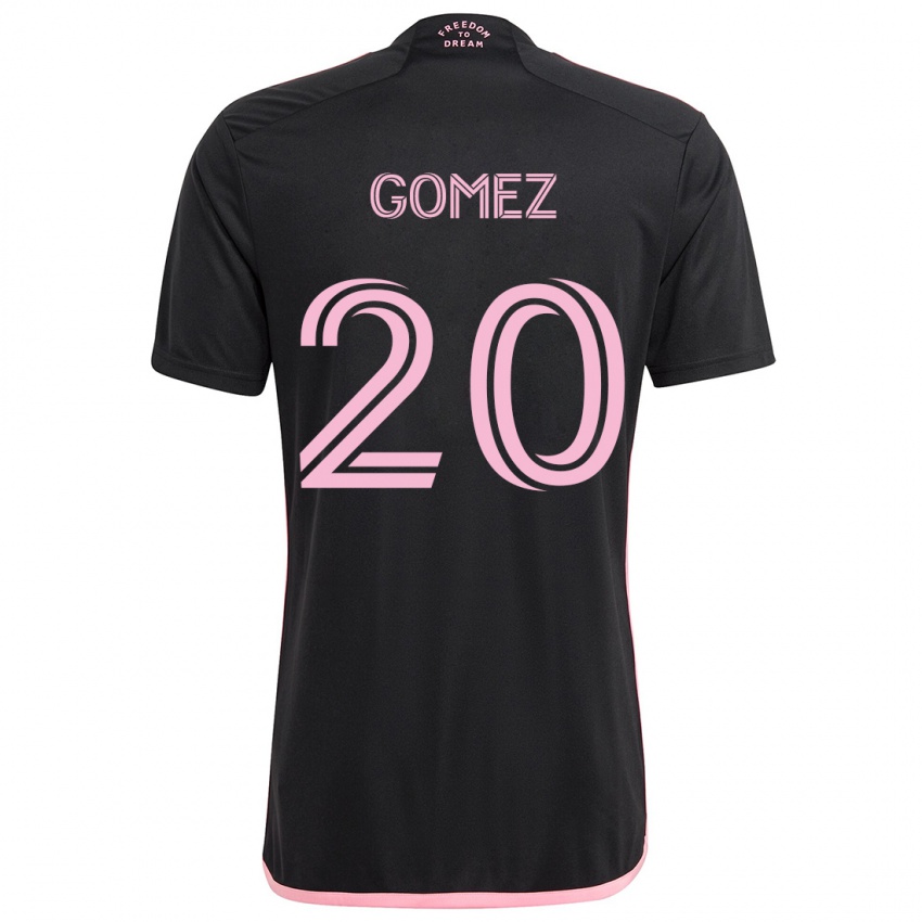 Niño Camiseta Diego Gómez #20 Negro 2ª Equipación 2024/25 La Camisa Chile